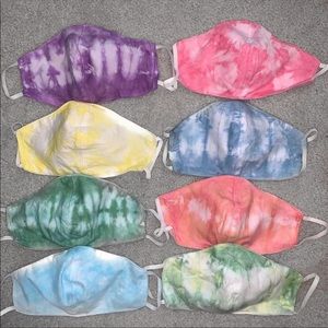TIE DYE FACE MASKS